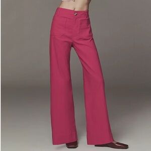 The Colette Full-Length Wide-Leg Pants by Maeve